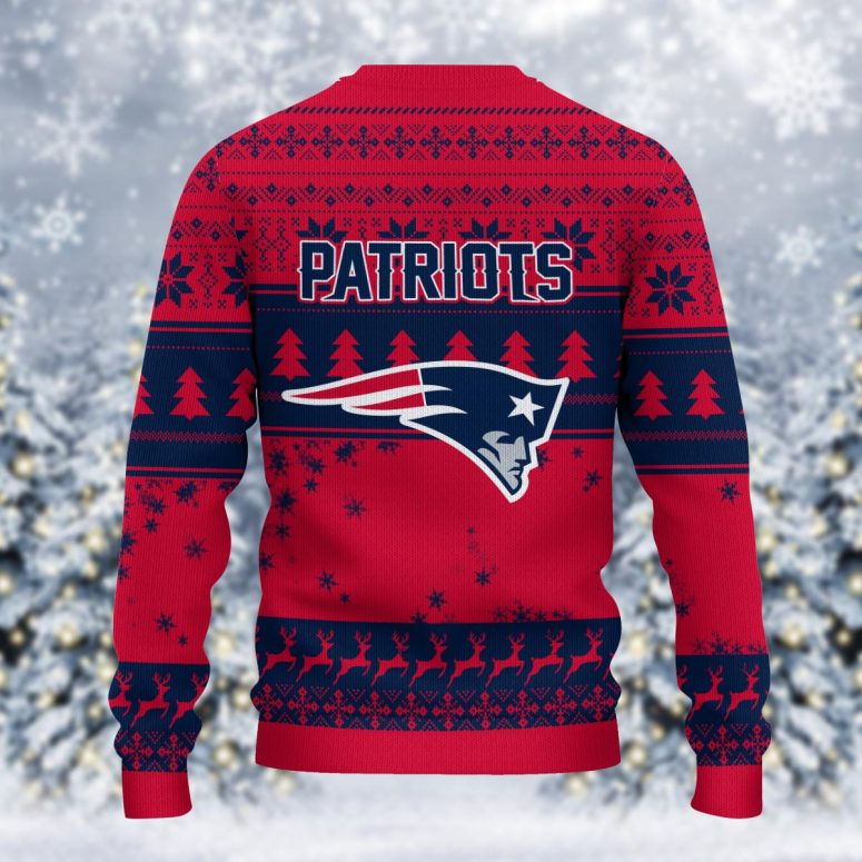 New England Patriots Grinch Stolen Ugly Christmas Sweater