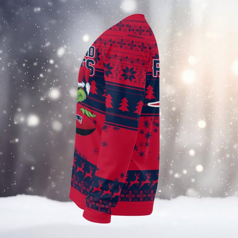 New England Patriots Grinch Stolen Ugly Christmas Sweater