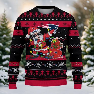 New England Patriots Santa Claus Ugly Christmas Sweater