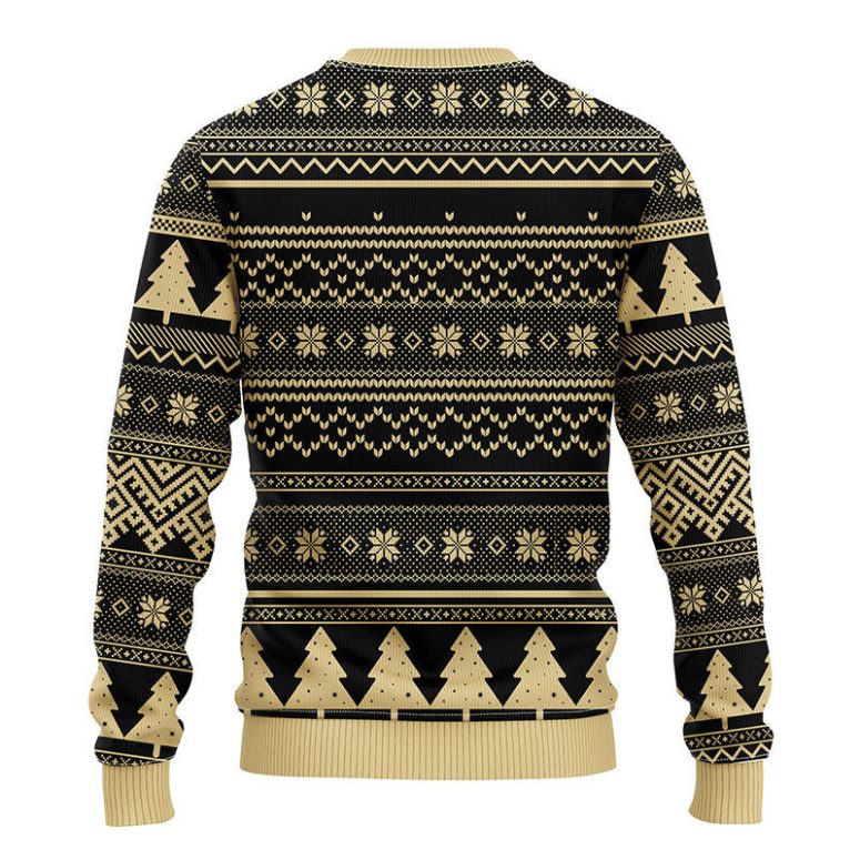 New Orleans Saints Grinch Hug Ugly Christmas Sweater