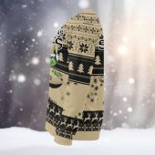 New Orleans Saints Grinch Stolen Ugly Christmas Sweater Left - TeeUgly