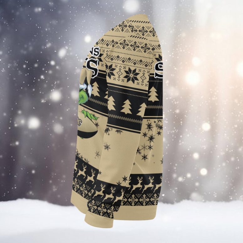 New Orleans Saints Grinch Stolen Ugly Christmas Sweater