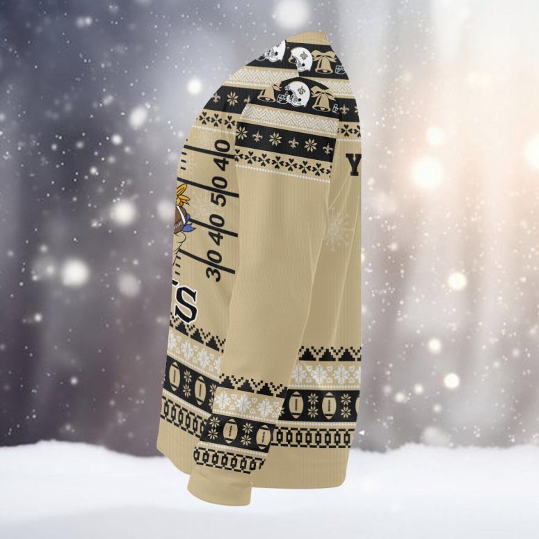 New Orleans Saints Mickey Mouse Santa Ugly Christmas Sweater