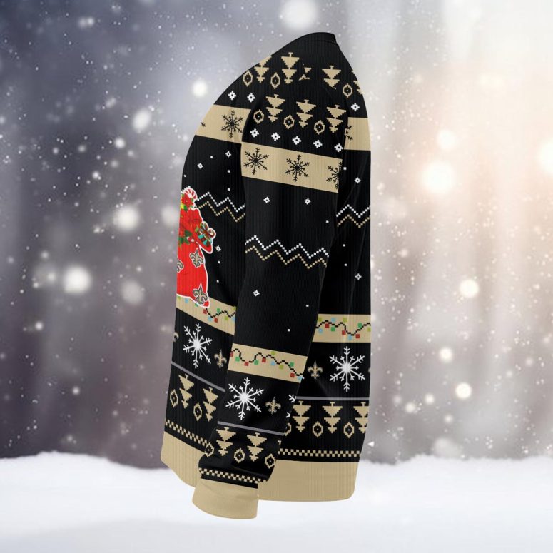 New Orleans Saints Santa Claus Ugly Christmas Sweater