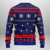 New York Giants Funny Grinch Ugly Christmas Sweater Back - TeeUgly