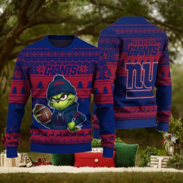 New York Giants Grinch Football Fan Ugly Christmas Sweater
