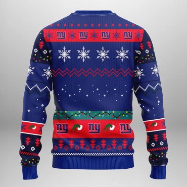 New York Giants Grinch Hand Ugly Christmas Sweater