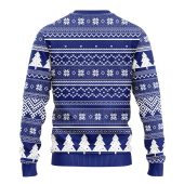 New York Giants Grinch Hug Ugly Christmas Sweater Back - TeeUgly