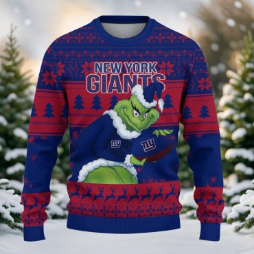 New York Giants Grinch Stolen Ugly Christmas Sweater