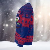 New York Giants Grinch Stolen Ugly Christmas Sweater Left - TeeUgly