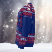 New York Giants Mickey Mouse Santa Ugly Christmas Sweater Left - TeeUgly