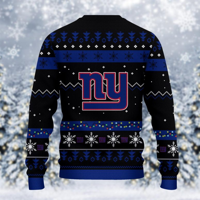 New York Giants Santa Claus Ugly Christmas Sweater