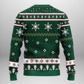 New York Jets Funny Grinch Ugly Christmas Sweater Back - TeeUgly