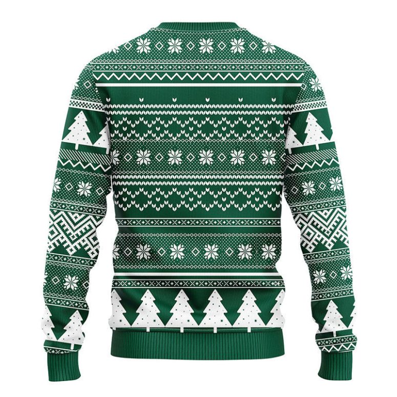 New York Jets Grinch Hug Ugly Christmas Sweater
