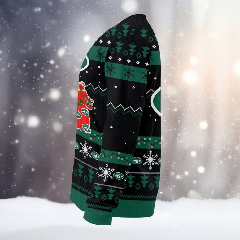New York Jets Santa Claus Ugly Christmas Sweater