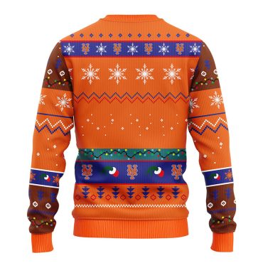 New York Mets 12 Grinch Xmas Day Ugly Christmas Sweater