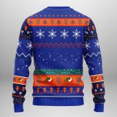 New York Mets Grinch Hand Ugly Christmas Sweater Back - TeeUgly