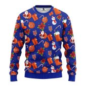 New York Mets Santa Claus Snowman Ugly Christmas Sweater