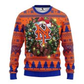 New York Mets Santa Hat Ugly Christmas Sweater