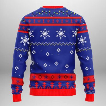 New York Rangers Funny Grinch Ugly Christmas Sweater