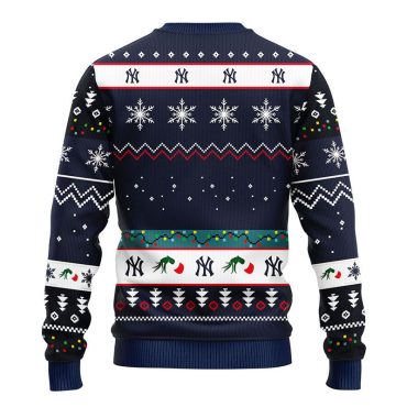 New York Yankees 12 Grinch Xmas Day Ugly Christmas Sweater