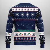 New York Yankees Grinch Hand Ugly Christmas Sweater Back - TeeUgly