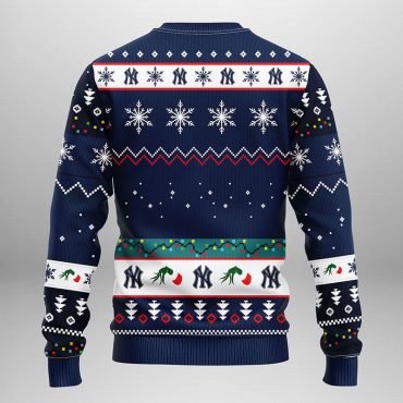New York Yankees Grinch Hand Ugly Christmas Sweater