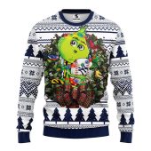 New York Yankees Grinch Hug Ugly Christmas Sweater - TeeUgly