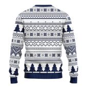 New York Yankees Grinch Hug Ugly Christmas Sweater Back - TeeUgly
