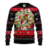 Ottawa Senators 12 Grinch Xmas Day Ugly Christmas Sweater - TeeUgly