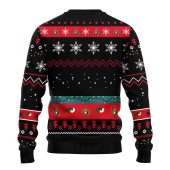 Ottawa Senators 12 Grinch Xmas Day Ugly Christmas Sweater Back - TeeUgly
