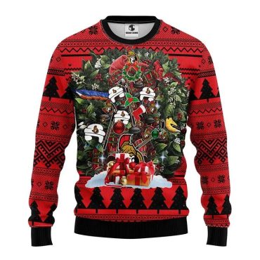 Ottawa Senators Big Tree Christmas Ugly Sweater