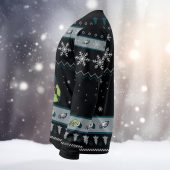 Philadelphia Eagles Grinch Football Fan Ugly Christmas Sweater Left - TeeUgly