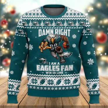 Philadelphia Eagles Grinch Holiday Cheer Ugly Christmas Sweater