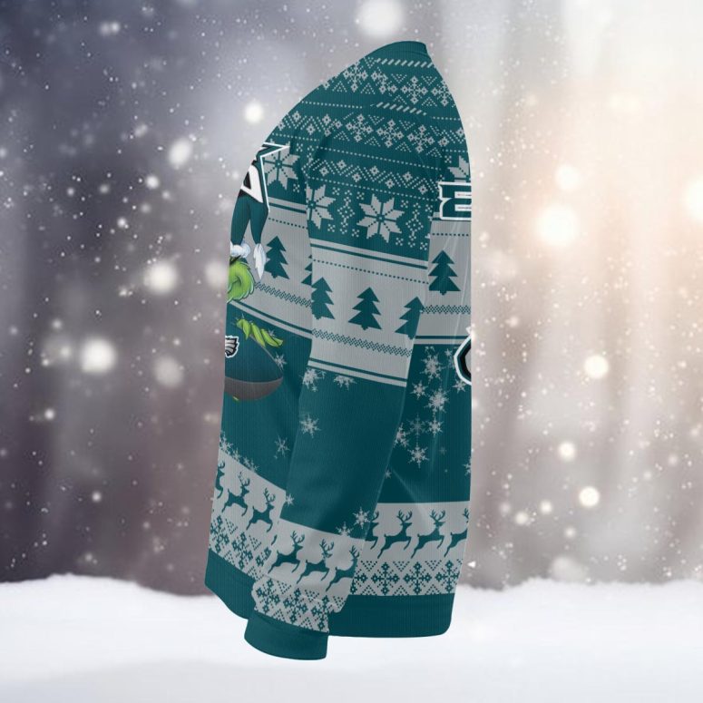Philadelphia Eagles Grinch Stolen Ugly Christmas Sweater