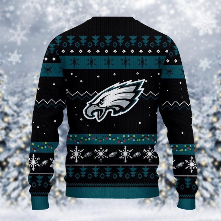 Philadelphia Eagles Santa Claus Ugly Christmas Sweater