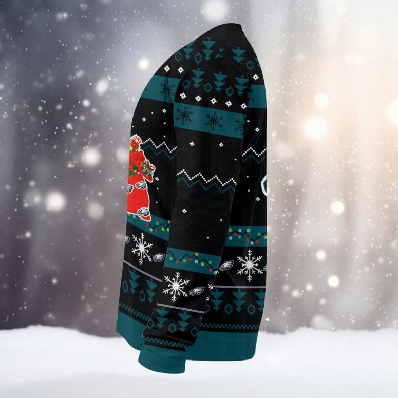 Philadelphia Eagles Santa Claus Ugly Christmas Sweater