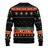 Philadelphia Flyers Grinch Hand Ugly Christmas Sweater Back - TeeUgly