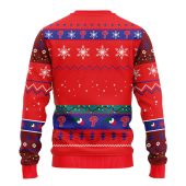 Philadelphia Phillies 12 Grinch Xmas Day Ugly Christmas Sweater Back - TeeUgly