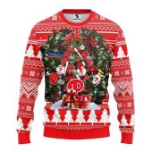 Philadelphia Phillies Christmas Tree Baseball Ugly Christmas Sweater