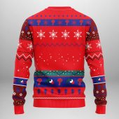 Philadelphia Phillies Grinch Hand Ugly Christmas Sweater Back - TeeUgly