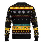 Pittsburgh Penguins 12 Grinch Xmas Day Ugly Christmas Sweater Back - TeeUgly