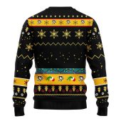 Pittsburgh Penguins Grinch Hand Ugly Christmas Sweater Back - TeeUgly