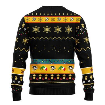 Pittsburgh Penguins Grinch Hand Ugly Christmas Sweater