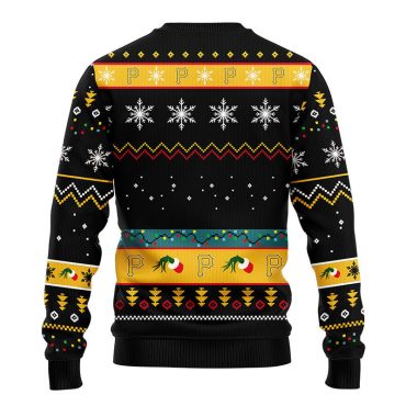 Pittsburgh Pirates 12 Grinch Xmas Day Ugly Christmas Sweater