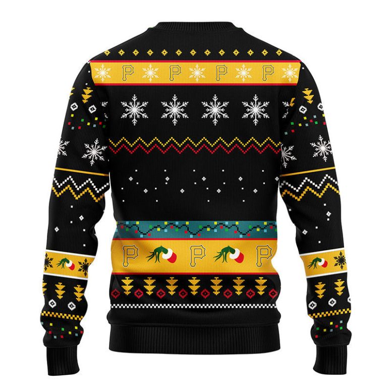 Pittsburgh Pirates 12 Grinch Xmas Day Ugly Christmas Sweater