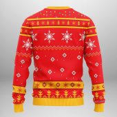 Pittsburgh Pirates Funny Grinch Christmas Red Ugly Sweater Back - TeeUgly