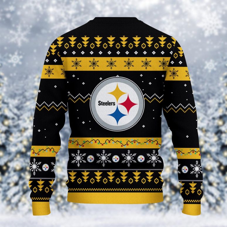 Pittsburgh Steelers Santa Claus Ugly Christmas Sweater
