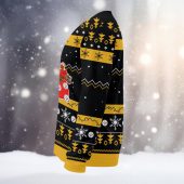 Pittsburgh Steelers Santa Claus Ugly Christmas Sweater Left - TeeUgly