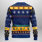 San Diego Padres Grinch Ugly Christmas Sweater Back - TeeUgly